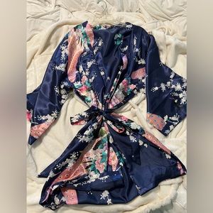 Bachelorette silk robe